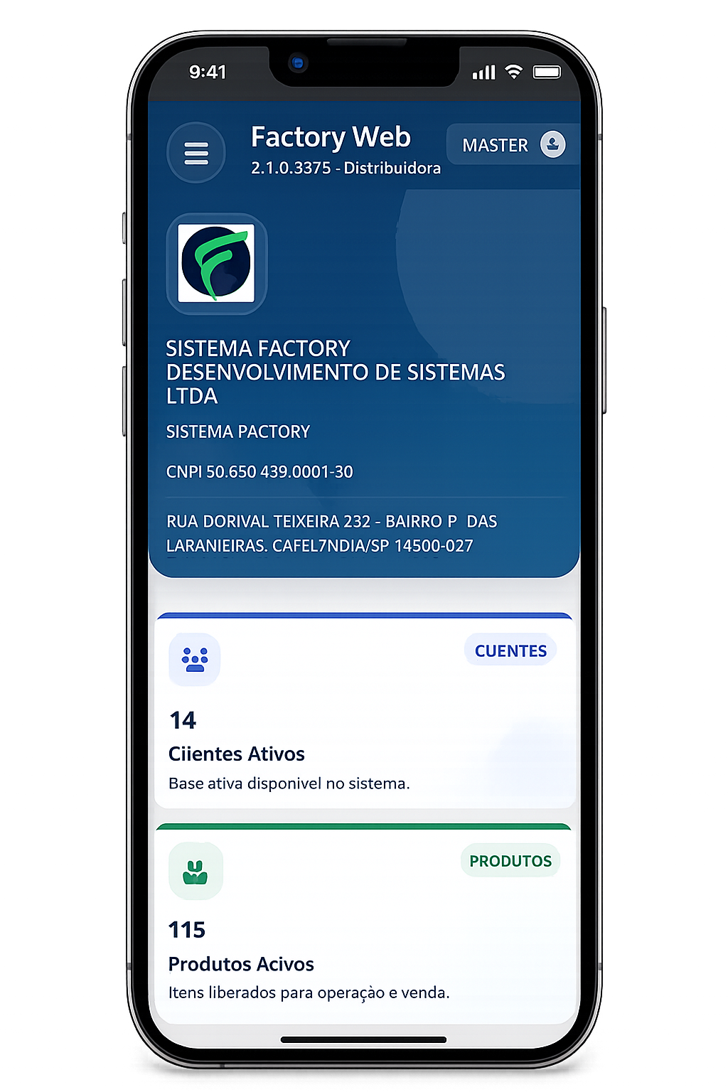 Factory Web no celular