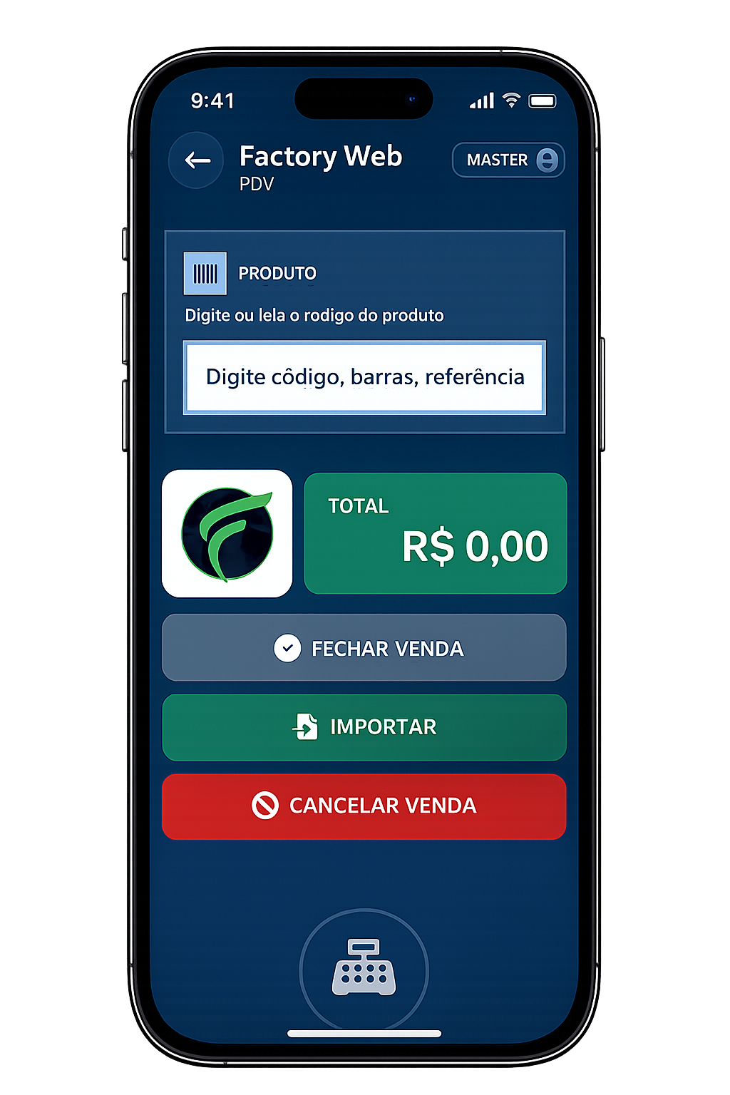 Factory Web PDV no celular